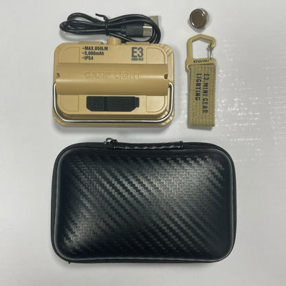 5000Mah LED Camping Tent Light Rechargeable Outdoor Emergency Light