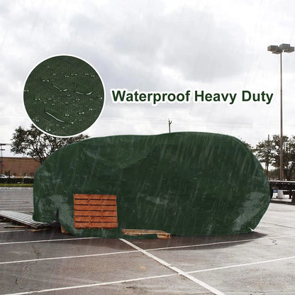 Large Waterproof Heavy Duty 5x4m/3x2m Tarp Rain Cover
