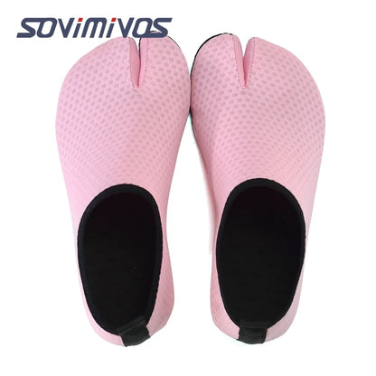 Outdoor Men and Women 2 Toes Walking Hiking Shoes Aqua Shoes