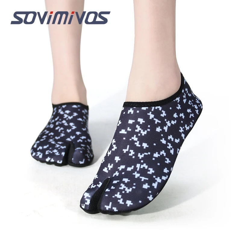 Outdoor Men and Women 2 Toes Walking Hiking Shoes Aqua Shoes