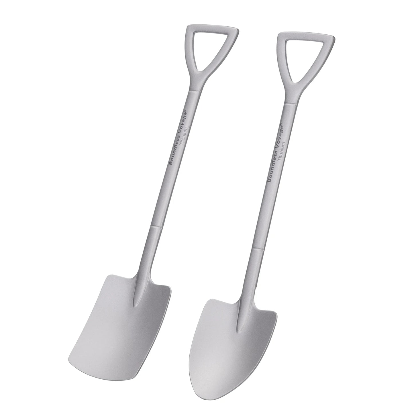 Boundless Voyage Mini Shovel Spoon Titanium Creative Cute Dessert, Ice Cream, Fruit Spoon Lightweight Tableware Party Supplies