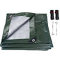 Large PE Tarpaulin Waterproof Sheet Cover with Reinforced Grommets
