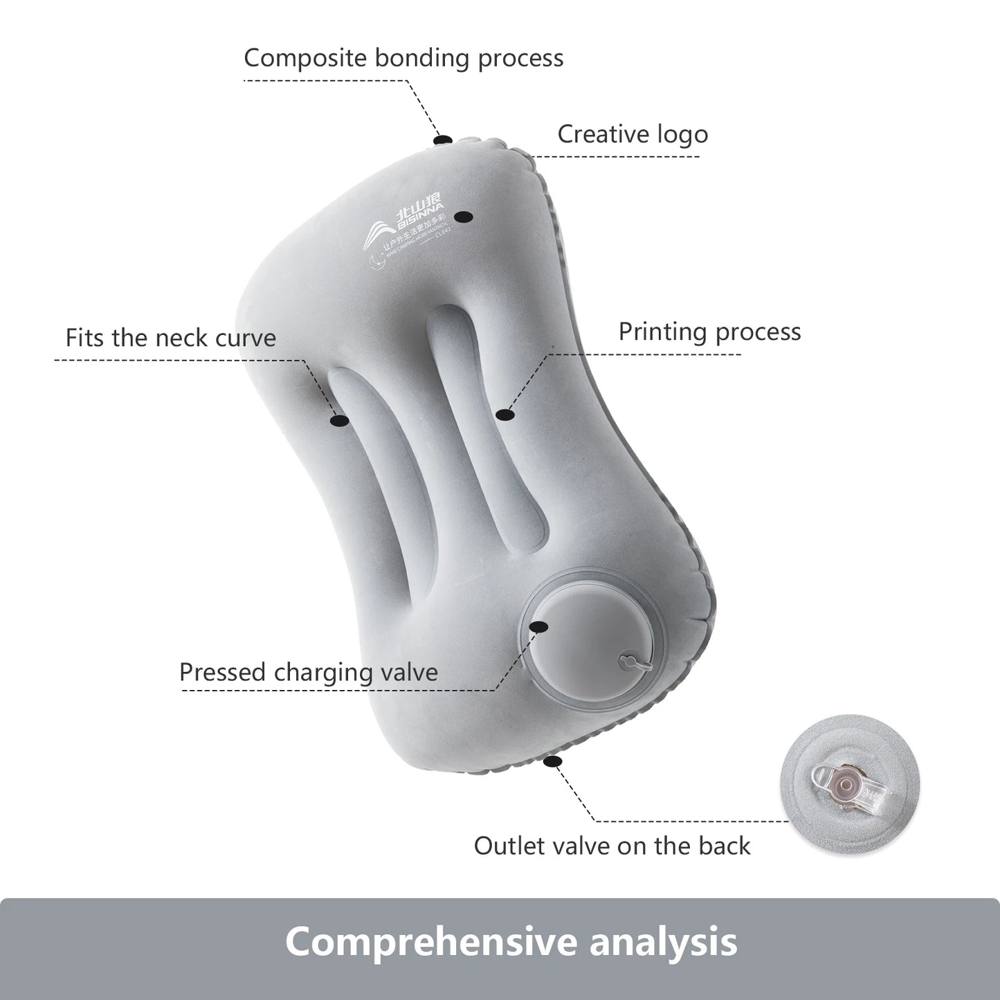 Camping Inflatable Pillow Portable