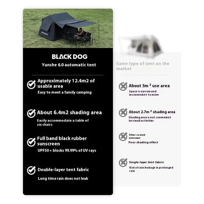 Fully Automatic Quick-open Family Outdoor Camping Tent