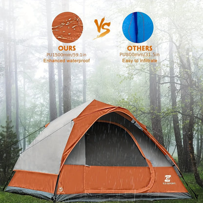 Pop Up Camping Tent - 4 Person