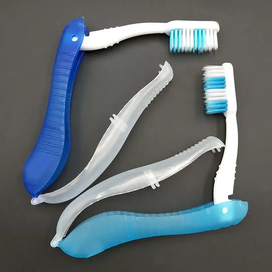 Sports Travel Hygiene Oral Portable Disposable Folding Travel Camping Toothbrush