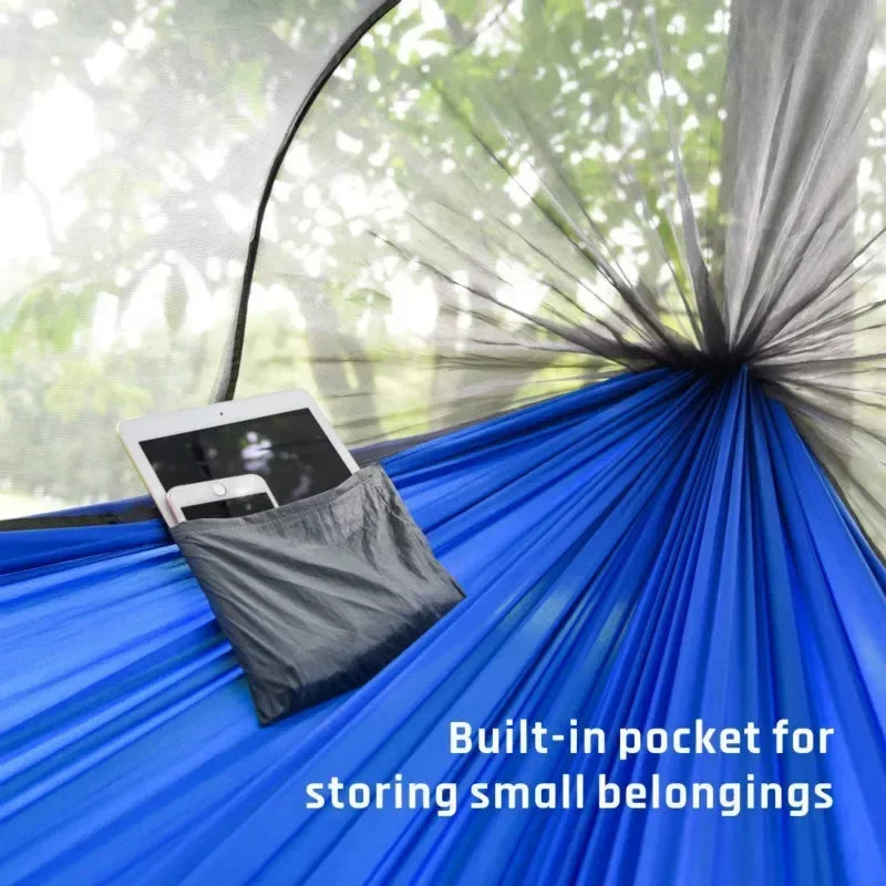 Pop-Up Portable Camping Hammock with Mosquito Net