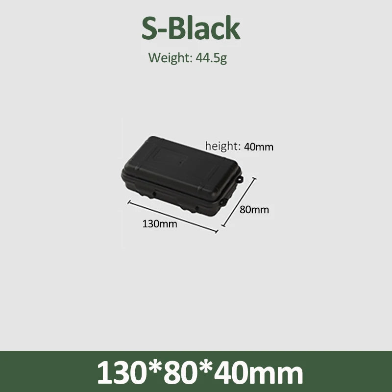 S/L/XL Size Outdoor Plastic Waterproof Sealed Survival Box
