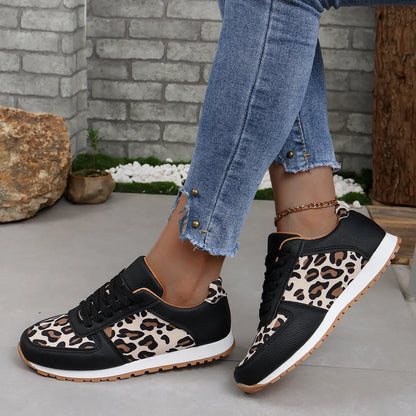 Low Cut Leopard Print Sports and Leisure Shoes for Women