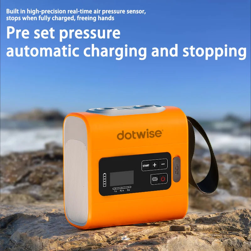 22PSI High Flow Outdoor Camping Pump For Air Mattress Kayak