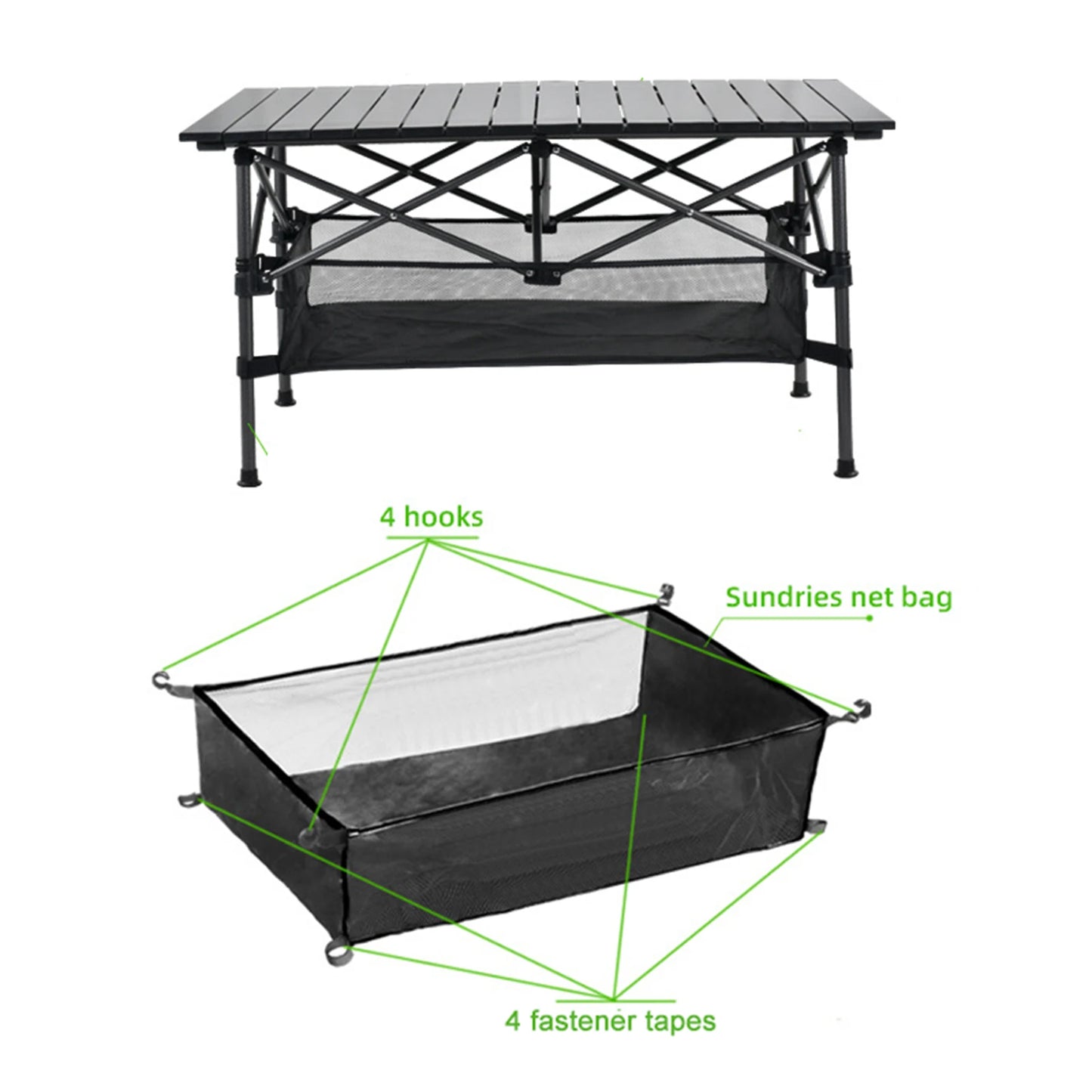 Camping Table Hanging Net Mesh Basket