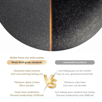 30CM Outdoor BBQ Grill Pan Non Stick Stovetop