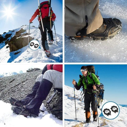 Crampons Shoes 19 Spikes Ice Snow Gripper Shoes