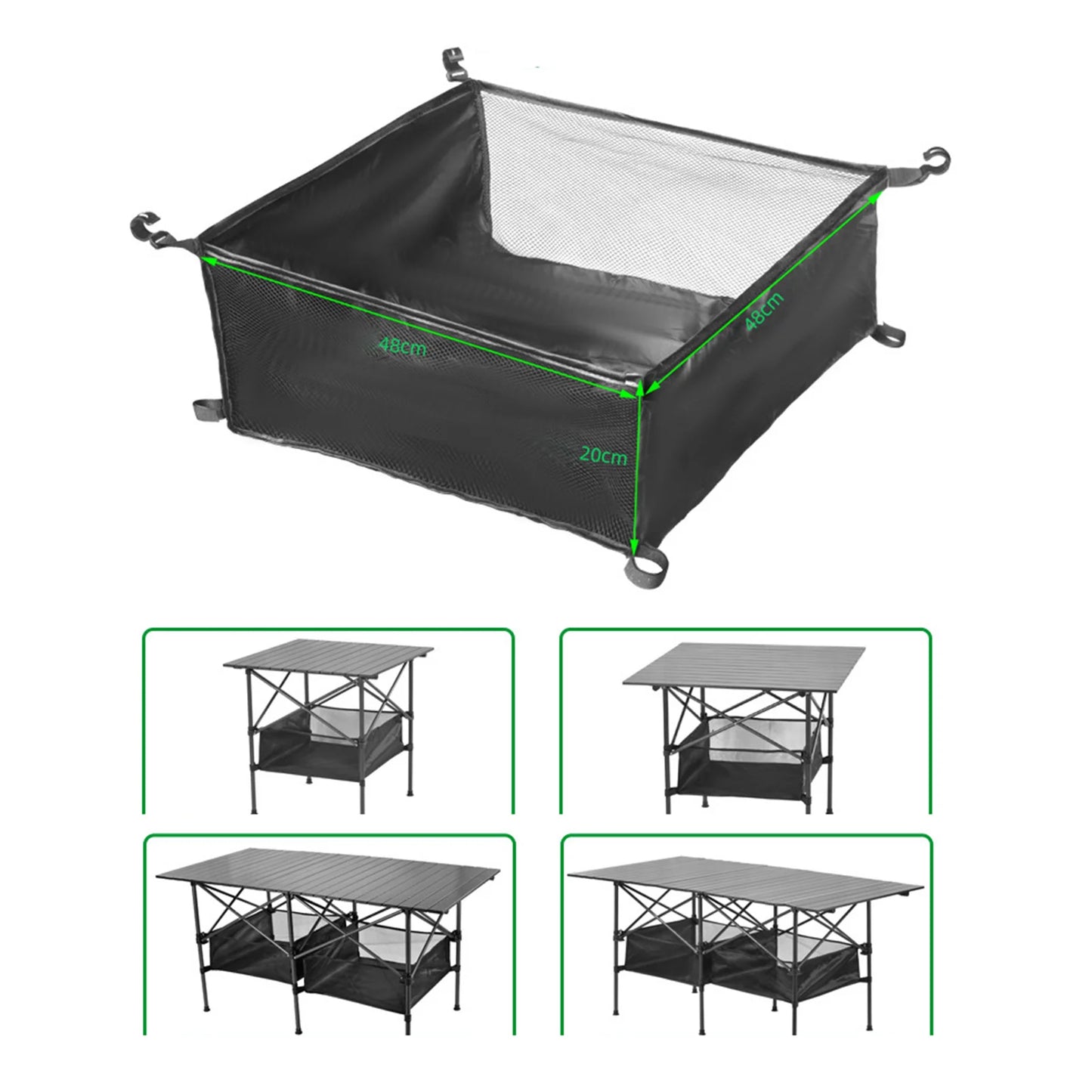 Camping Table Hanging Net Mesh Basket