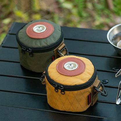 Camping Protective Cover Cotton Linen Outdoor Gas Tank Case