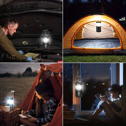 , Outdoor Tent Light, Portable Lantern, Battery Powered