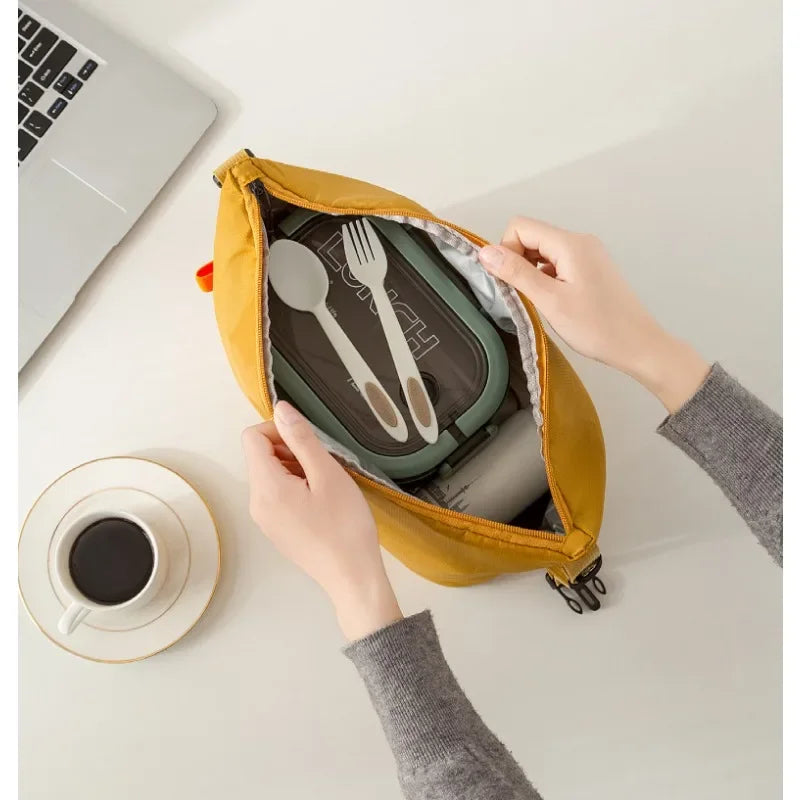 1 Outdoor Camping Portable Insulation Lunch High-Capacity Hiking Waterproof Oil Resistant Travel Storage Accessories