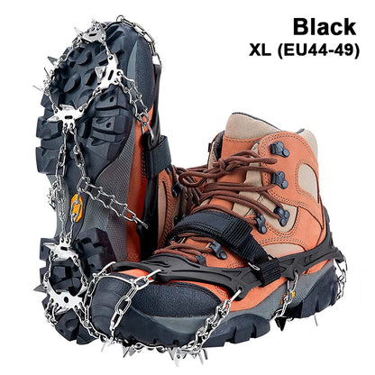 Crampons Shoes 19 Spikes Ice Snow Gripper Shoes