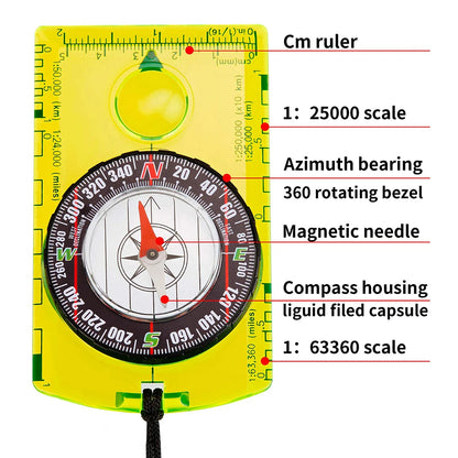 Waterproof Compass Outdoor Gadget Navigation