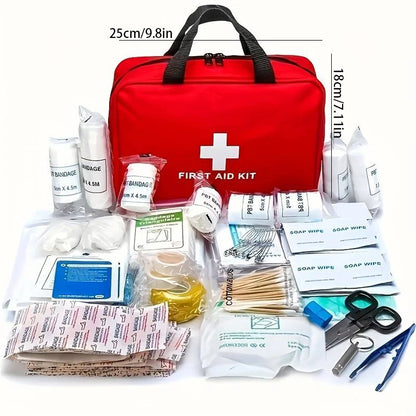 Deluxe First Aid Kit with Carrying Pouch
