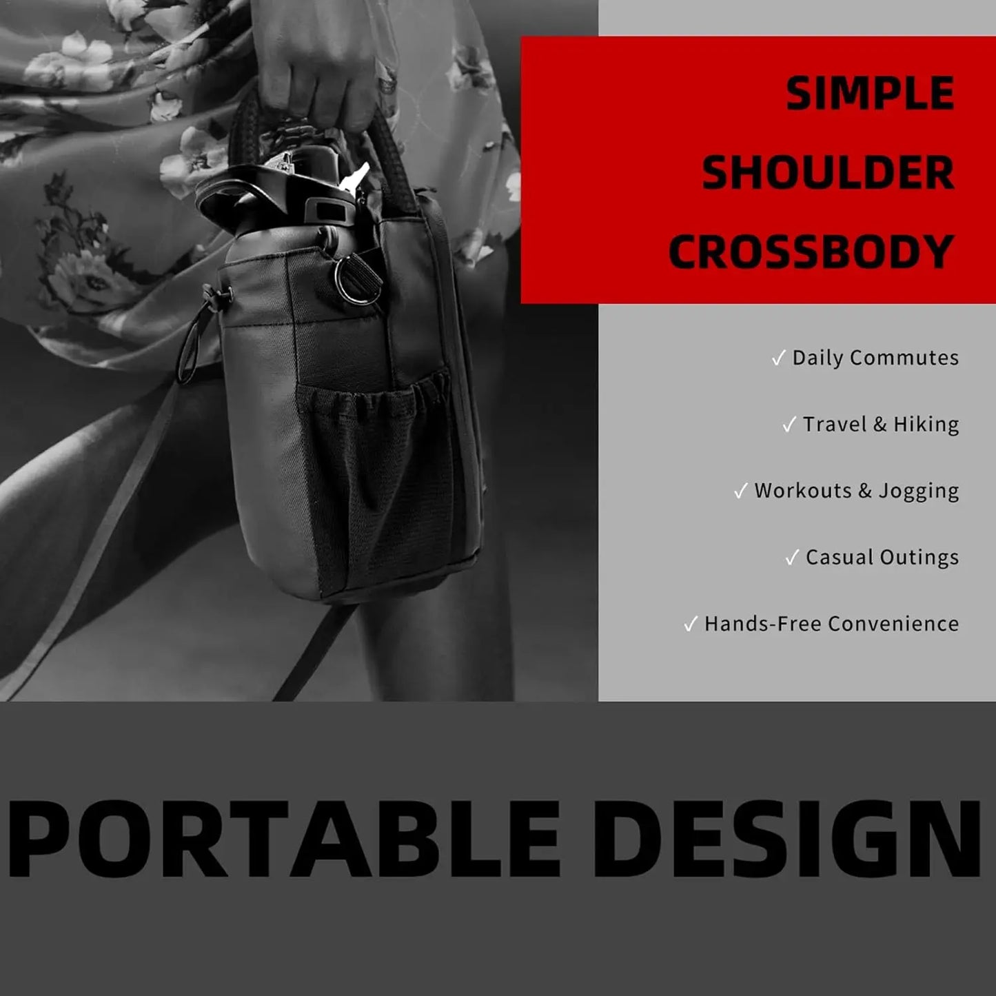 Magnetic Cycling Water Bottle Bag