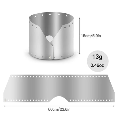 Camping Stove Wind Shield Screen