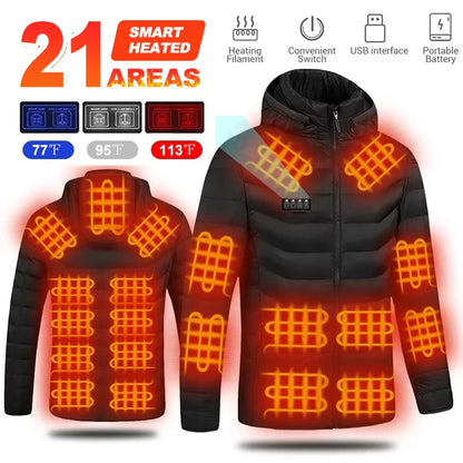 21 Areas Heated Jacket