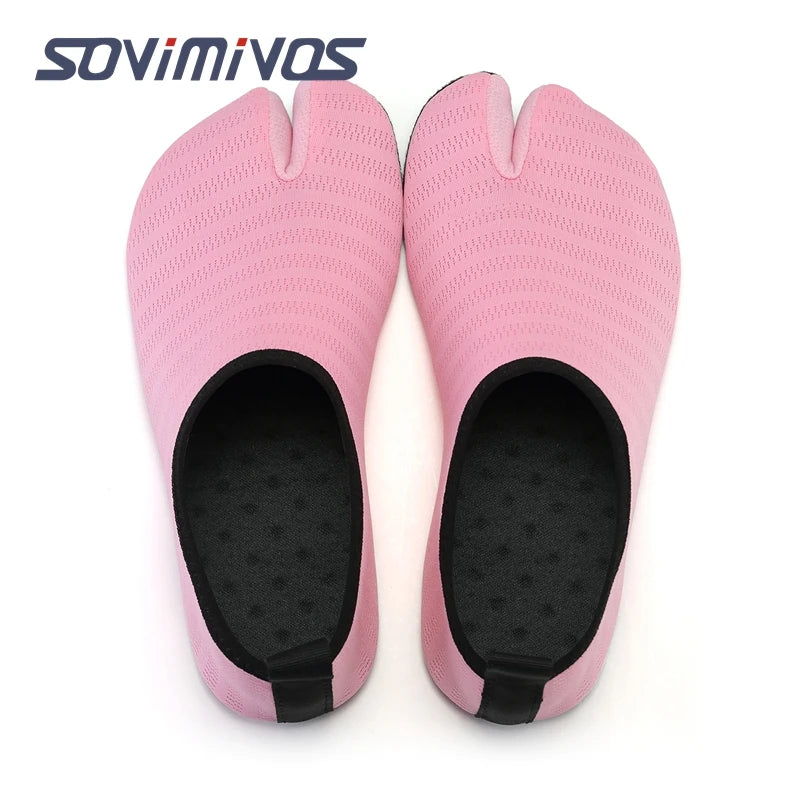 Outdoor Men and Women 2 Toes Walking Hiking Shoes Aqua Shoes