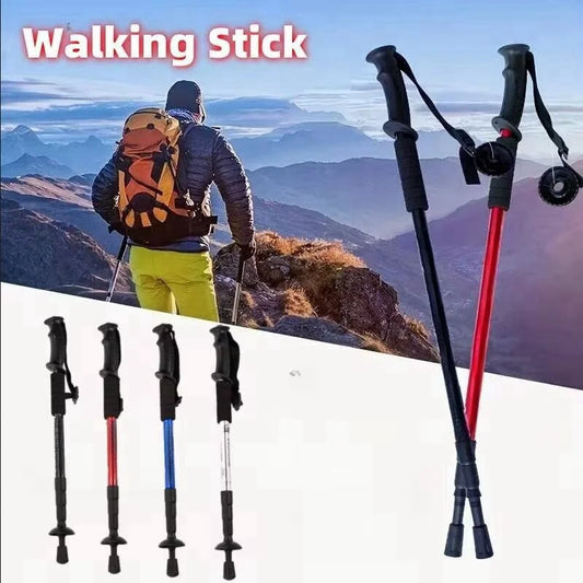 Trekking Poles Shock Absorption Foldable Ultralight Hiking Pole