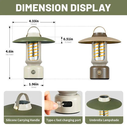 Rechargeable IPX4 Waterproof Camping Light