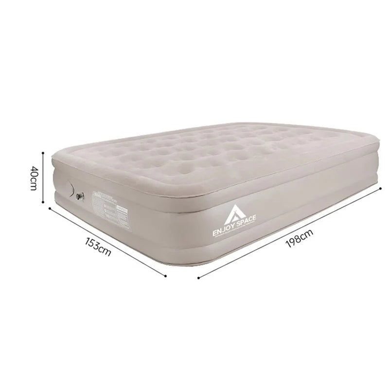 Queen portable Camping Self Inflatable Bed Twin