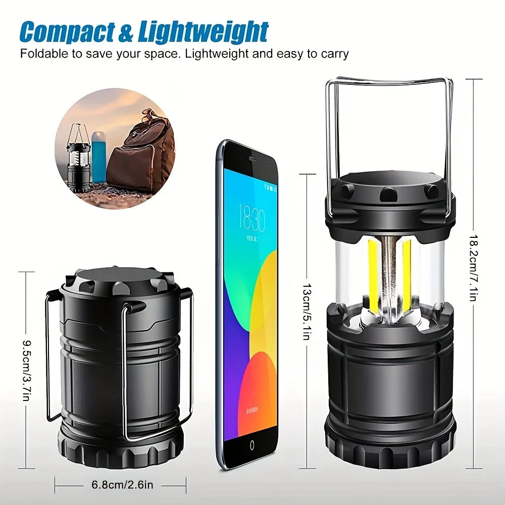 , Outdoor Tent Light, Portable Lantern, Battery Powered