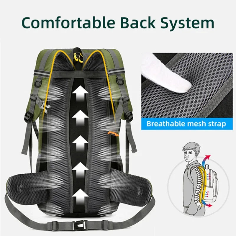 50L Travel Backpack Camping
