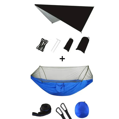 Pop-Up Portable Camping Hammock with Mosquito Net