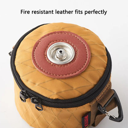 Camping Protective Cover Cotton Linen Outdoor Gas Tank Case