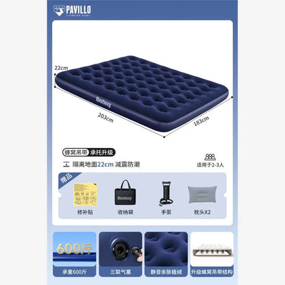 Camping King Size Portable Outdoor Inflatable Bed