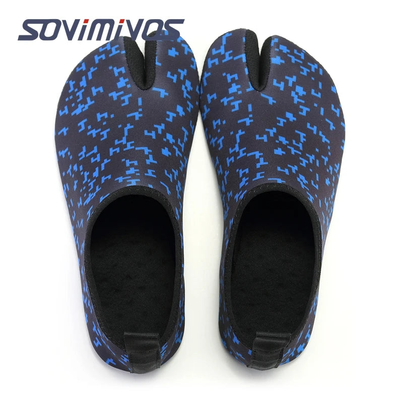 Outdoor Men and Women 2 Toes Walking Hiking Shoes Aqua Shoes
