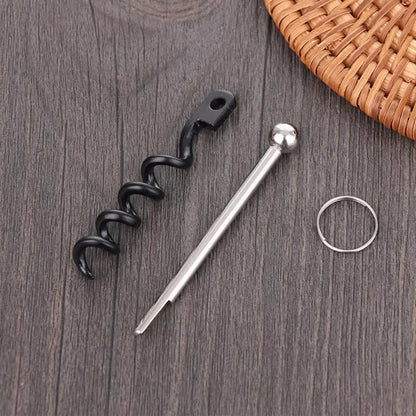 1Pcs Bottle Opener Outdoor Mini EDC Cork Screw