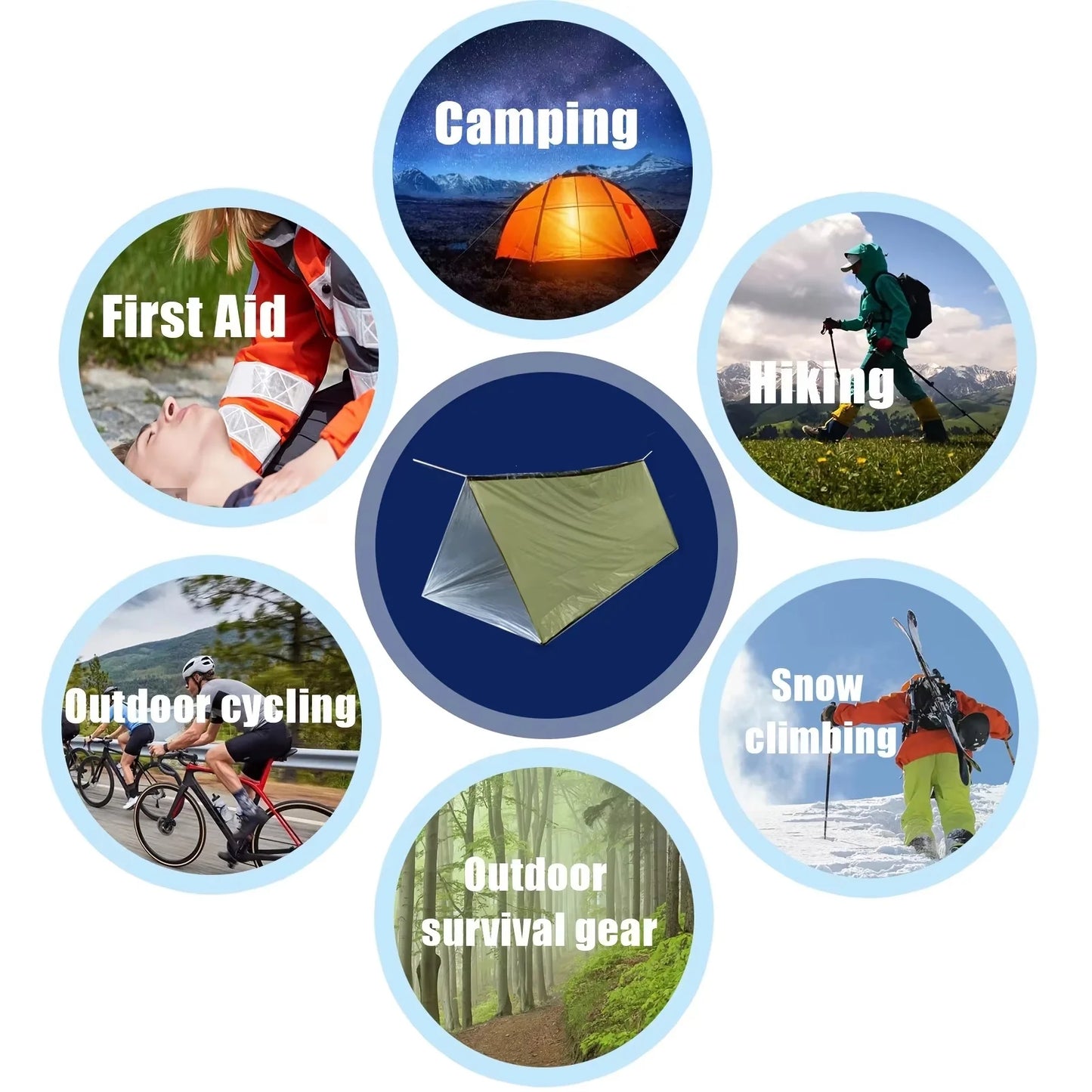 2-Person Outdoor Camping Tent Waterproof